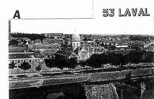 Ville de LAVAL Carte postale ancienne