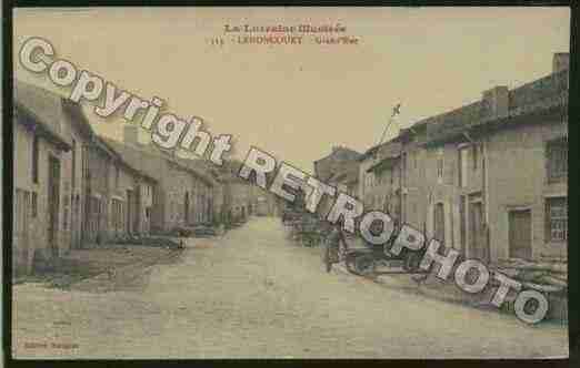 Ville de LENONCOURT Carte postale ancienne