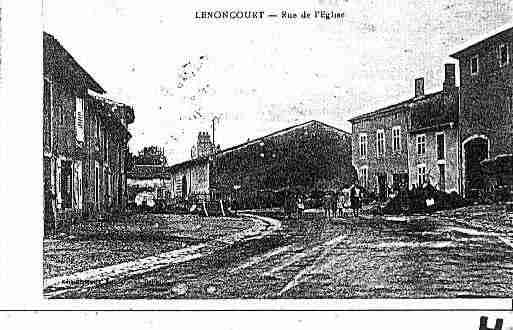 Ville de LENONCOURT Carte postale ancienne