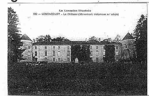 Ville de LENONCOURT Carte postale ancienne