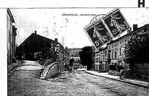 Ville de LEROUVILLE Carte postale ancienne