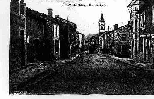 Ville de LEROUVILLE Carte postale ancienne