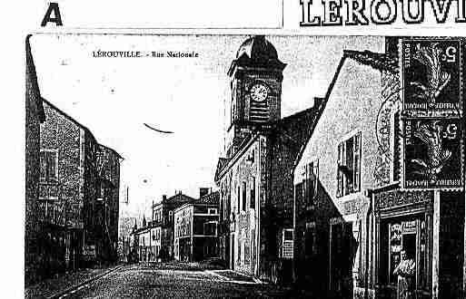 Ville de LEROUVILLE Carte postale ancienne