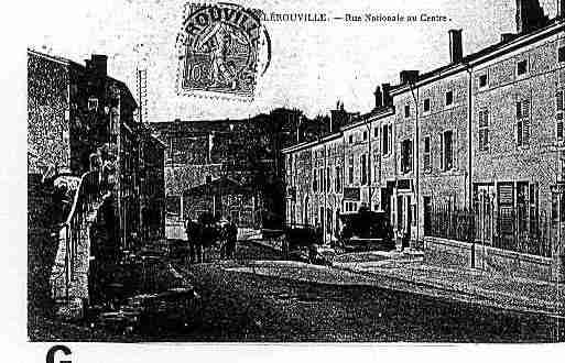 Ville de LEROUVILLE Carte postale ancienne