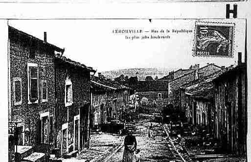 Ville de LEROUVILLE Carte postale ancienne