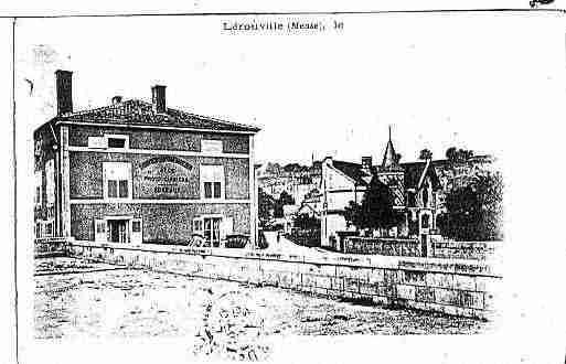 Ville de LEROUVILLE Carte postale ancienne