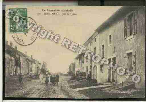 Ville de LETRICOURT Carte postale ancienne