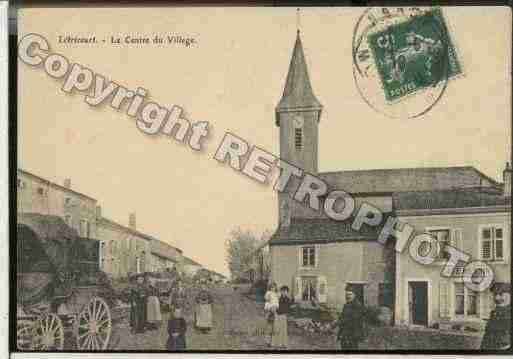 Ville de LETRICOURT Carte postale ancienne