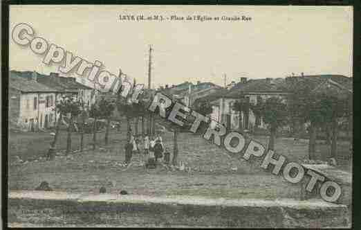 Ville de LEYR Carte postale ancienne