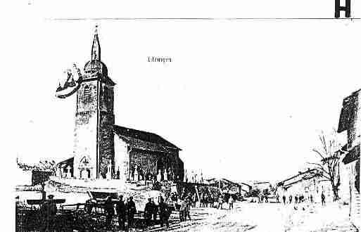 Ville de LEZEY Carte postale ancienne