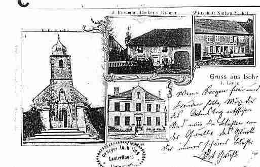 Ville de LHOR Carte postale ancienne