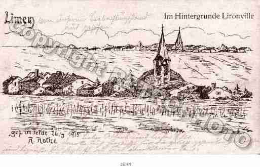 Ville de LIMEYREMENAUVILLE Carte postale ancienne