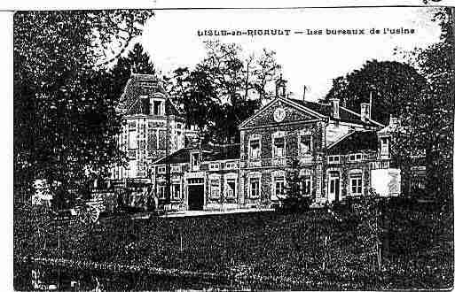 Ville de LISLEENRIGAULT Carte postale ancienne