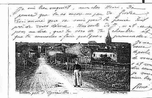 Ville de LIXIERES Carte postale ancienne