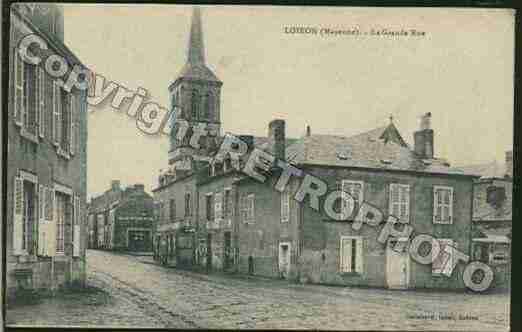 Ville de LOIRON Carte postale ancienne