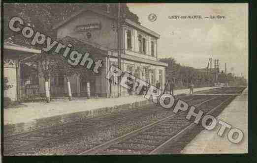 Ville de LOISYSURMARNE Carte postale ancienne