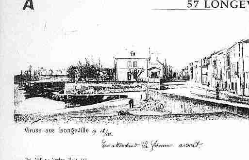 Ville de LONGEVILLELESMETZ Carte postale ancienne