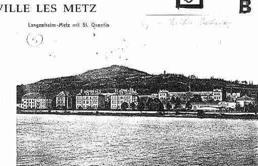 Ville de LONGEVILLELESMETZ Carte postale ancienne