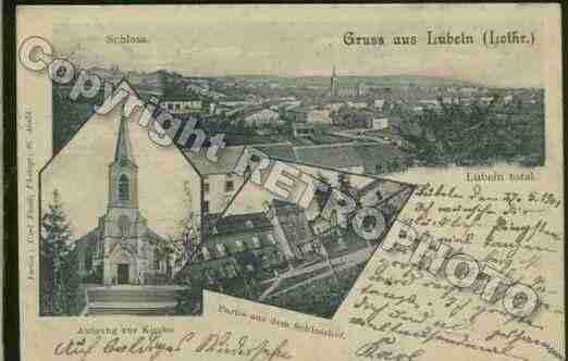 Ville de LONGEVILLELESSAINTAVOLD Carte postale ancienne