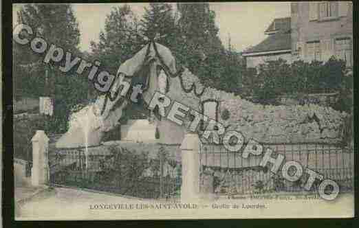 Ville de LONGEVILLELESSAINTAVOLD Carte postale ancienne