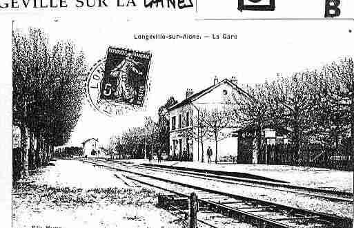 Ville de LONGEVILLESURLALAINES Carte postale ancienne