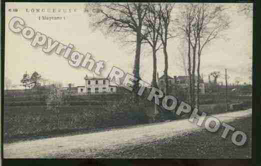 Ville de LONGUEFUYE Carte postale ancienne