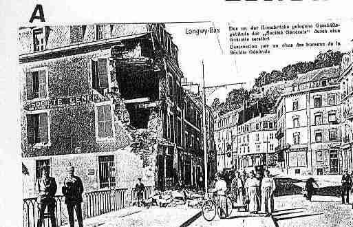 Ville de LONGWY Carte postale ancienne