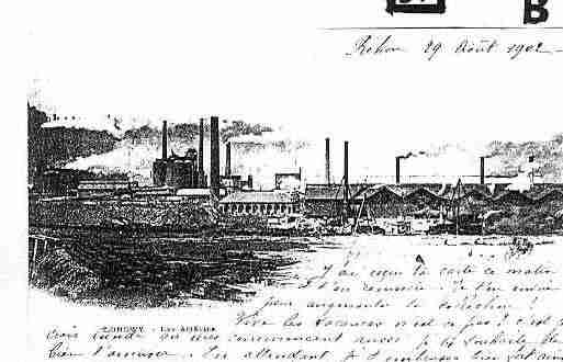 Ville de LONGWY Carte postale ancienne