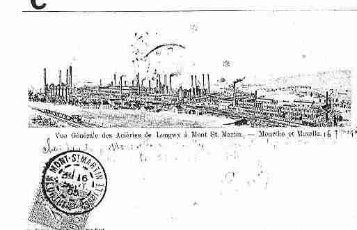 Ville de LONGWY Carte postale ancienne