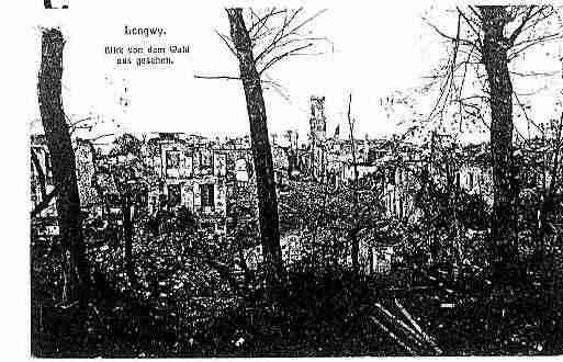 Ville de LONGWY Carte postale ancienne