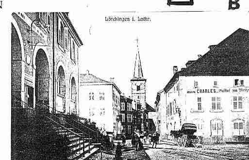 Ville de LORQUIN Carte postale ancienne