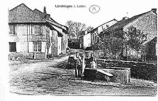 Ville de LORQUIN Carte postale ancienne