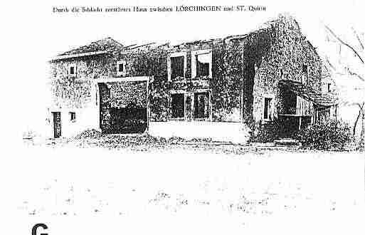 Ville de LORQUIN Carte postale ancienne
