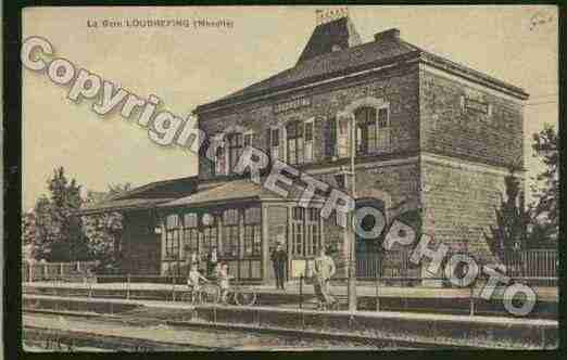 Ville de LOUDREFING Carte postale ancienne