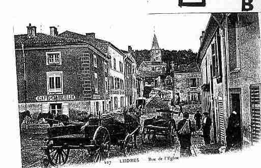 Ville de LUDRES Carte postale ancienne