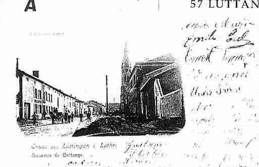 Ville de LUTTANGE Carte postale ancienne