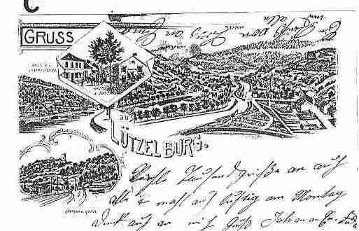 Ville de LUTZELBOURG Carte postale ancienne Ville de LUTZELBOURG Carte postale ancienne