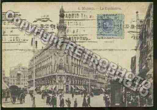 Ville de MADRID Carte postale ancienne