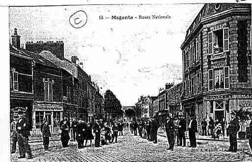 Ville de MAGENTA Carte postale ancienne