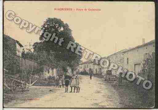 Ville de MAGNIERES Carte postale ancienne