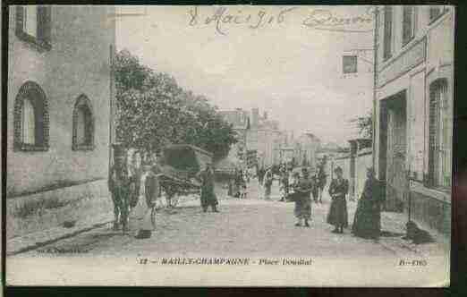 Ville de MAILLYCHAMPAGNE Carte postale ancienne