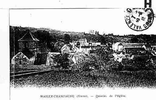 Ville de MAILLYCHAMPAGNE Carte postale ancienne