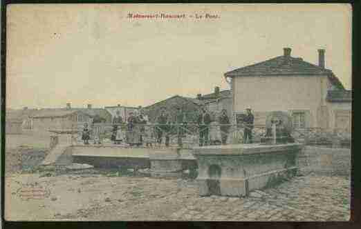 Ville de MALANCOURT Carte postale ancienne