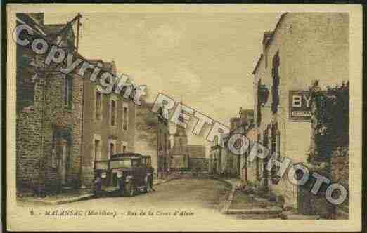 Ville de MALANSAC Carte postale ancienne