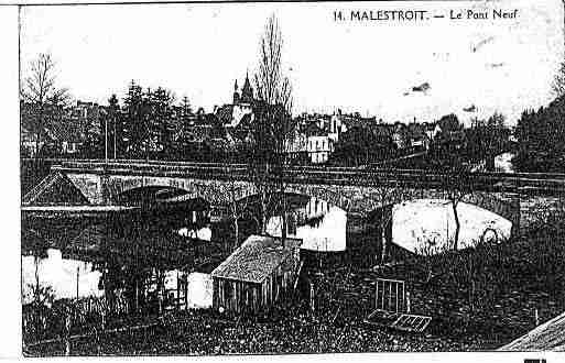 Ville de MALESTROITFOVENO Carte postale ancienne