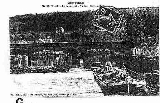 Ville de MALESTROITFOVENO Carte postale ancienne
