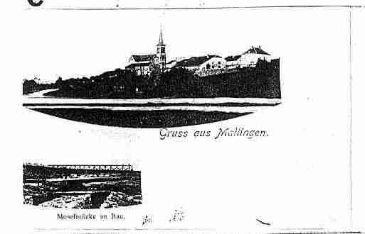 Ville de MALLING Carte postale ancienne