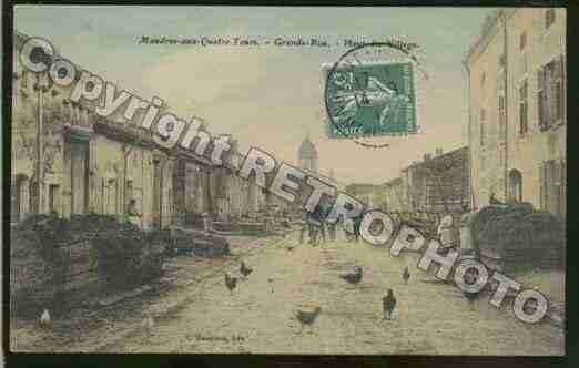 Ville de MANDRESAUXQUATRETOURS Carte postale ancienne