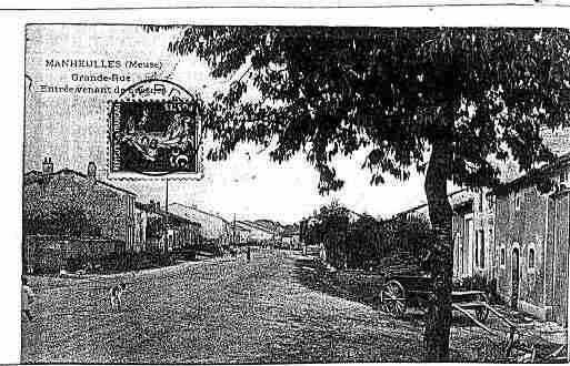 Ville de MANHEULLES Carte postale ancienne