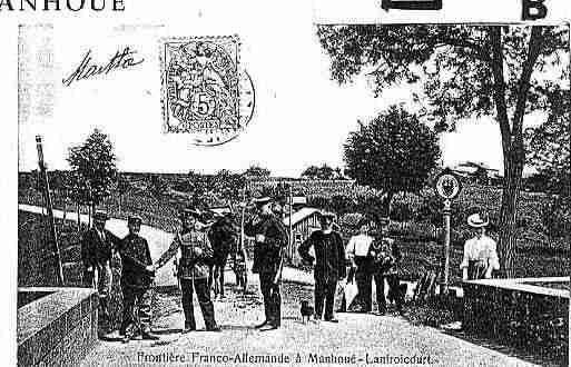 Ville de MANHOUE Carte postale ancienne